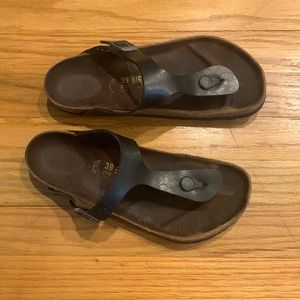 Birkenstock sandals, black 39